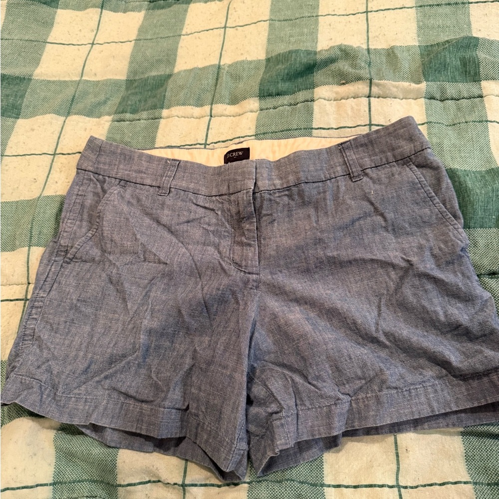 J. Crew Women's Chambray Shorts size 10